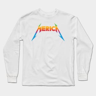 Merica Apple Long Sleeve T-Shirt